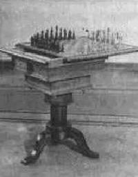 Lenin's idea to create the chess table with hidden box for documents
