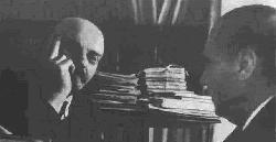 V. I. Lenin with the English writer H. G. Wells